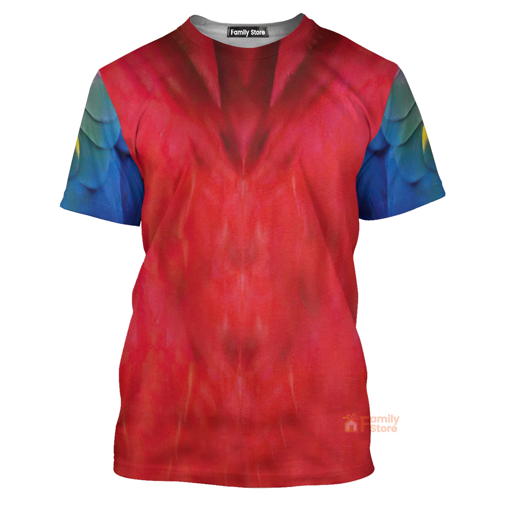 Parrot 3D All Over Printed T-Shirt For Men, Women