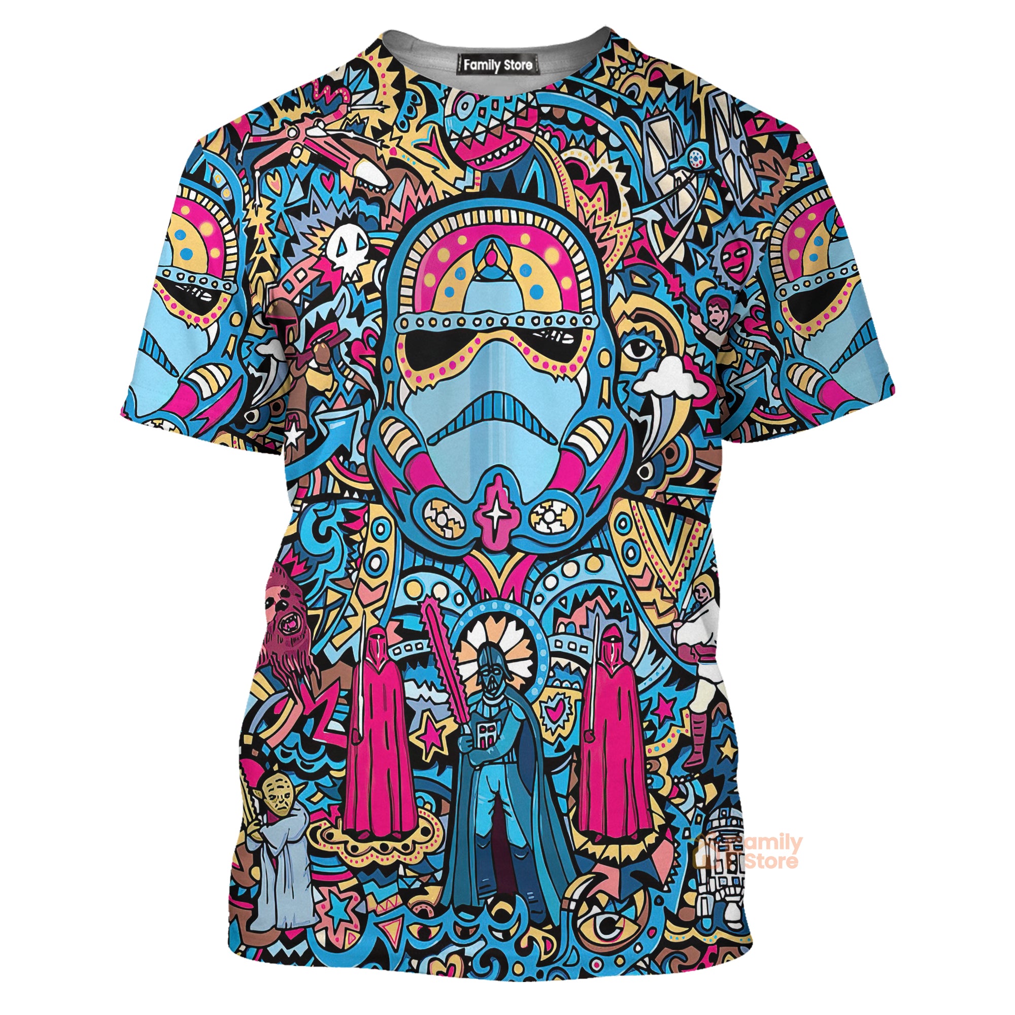 Star Wars Stormtrooper Psychedelic - 3D T-shirt