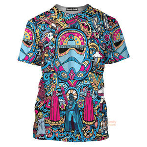 Star Wars Stormtrooper Psychedelic - 3D T-shirt