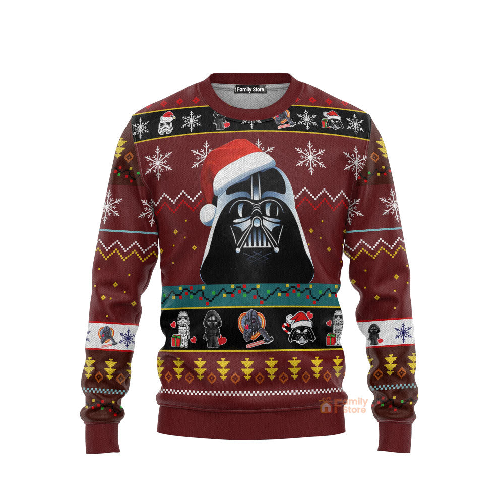 Christmas Star Wars Dark Vader Lover Ugly Sweaters
