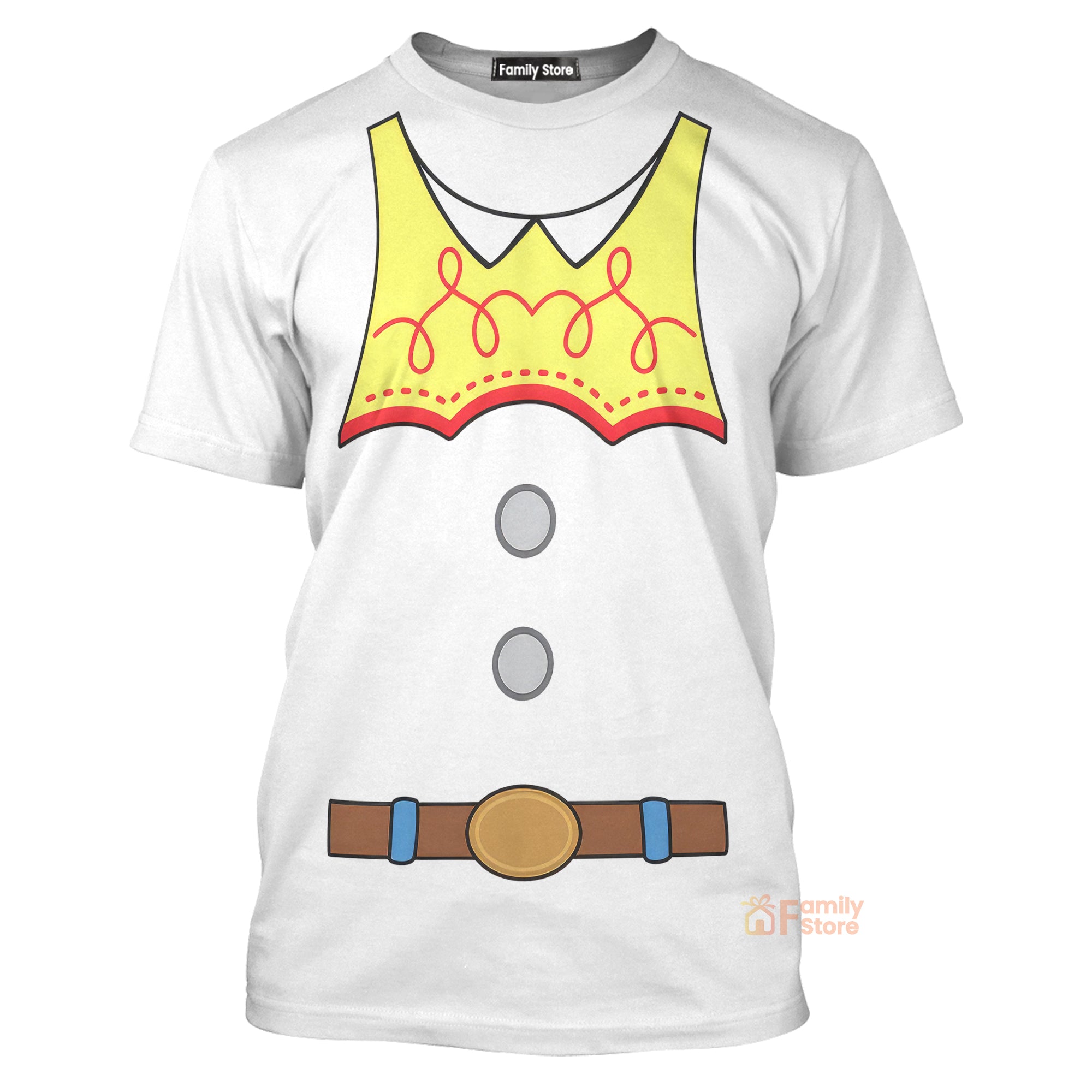 Jessie Toy Story Disney Film Costume Printed T-Shirt