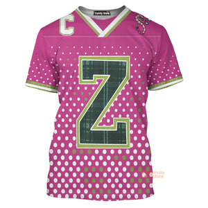 Zed Necrodopolis Pink Disney Zombies 3 Costume T-Shirt