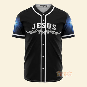 FamilyStore I Ride With Jesus Christian Biker - Baseball Jersey