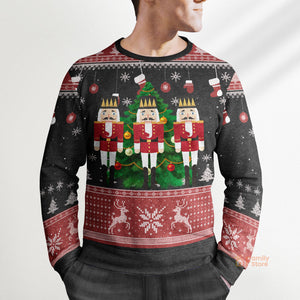 Nutcracker Christmas Tree Ugly Sweater