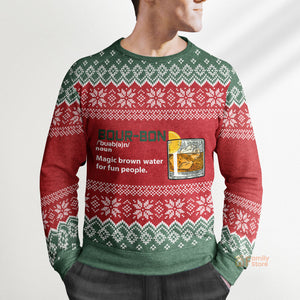 Bourbon Noun Ugly Christmas Sweater For Men & Women