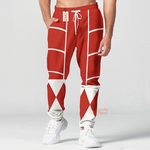 Red Mighty Morphin Power Ranger Cosplay C2 - Hoodie Set, Sweatshirt, Sweatpants | PRHS91