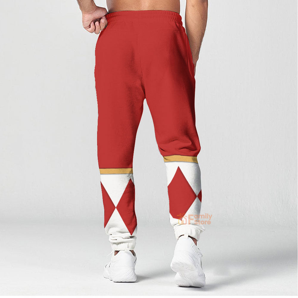 Red Ranger Dragon Shield | Hoodies Sweatshirt T-shirt Hawaiian Tracksuit | PRHS75