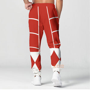 Red Mighty Morphin Power Ranger Cosplay C2 - Hoodie Set, Sweatshirt, Sweatpants | PRHS91