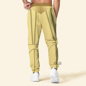 Star Wars C-3PO Costume Hoodie Sweatshirt Sweatpants SWHS02