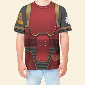 FamilyStore Flesh Tearers In Mark III Power Armor Costume Cosplay - 3D Tshirt