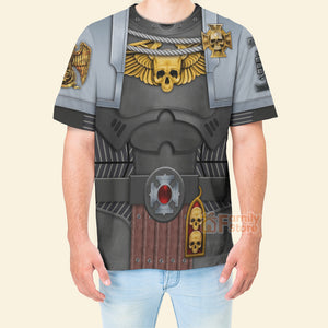 FamilyStore Warhammer Deathwatch Captain - Costume Cosplay 3D Tshirt