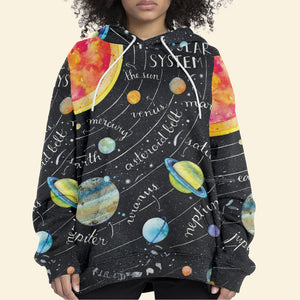 The Solar System Hoodie For Men And Women