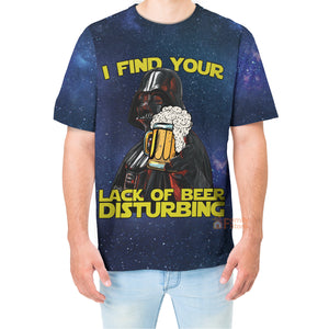 Starwars Your Lack Of Beer Disturbing Cool - 3D T-shirt