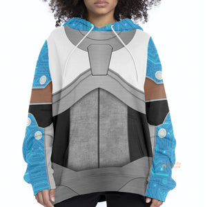 FamilyStore Teen Titan Cyborg Costume Cosplay Hoodie For Men And Women