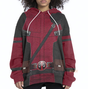 Deadpool Cosplay Hoodie For Men