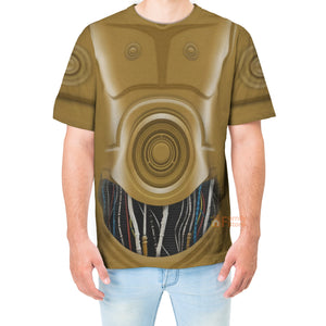 C3PO Star Wars Costume T-shirt For Men