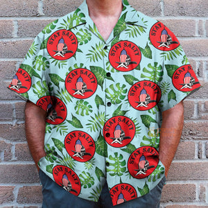 Firefighter On Green Leaves Custom Hawaiian Shirt PN302169Lb