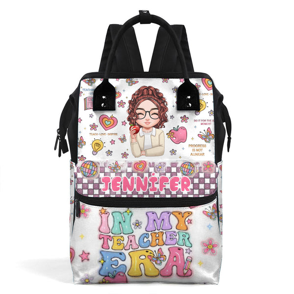 In My Teacher Era - Personalized Duckbilled Backpack - Gift For Teacher | CLTC05 HN02