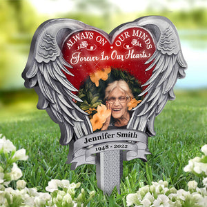 Memorial Gifts For Loss Of Dad - Personalized Acrylic Garden Stake, Grave Decorations For Cemetery