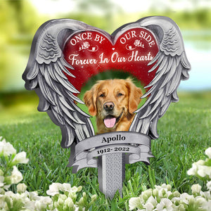 Memorial Gifts For Loss Of Dad - Personalized Acrylic Garden Stake, Grave Decorations For Cemetery