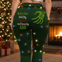 Grch Funny Naughty Stole My Heart Owns My A$$ Christmas Gift For Her - Personalized Leggings