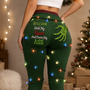 Grch Funny Naughty Stole My Heart Owns My A$$ Christmas Gift For Her - Personalized Leggings