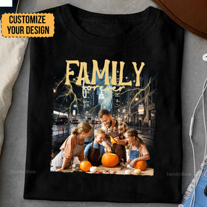 City Road After Rain Family Forever - Gift For Family Members, Friends - Personalized Shirt NA94