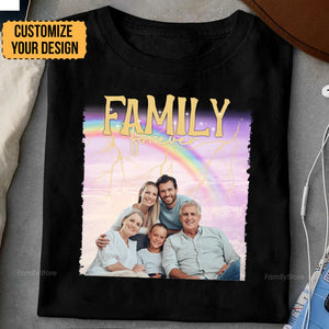 Rainbow And The Heaven - Gift For Family Members, Friends - Personalized Shirt NA94