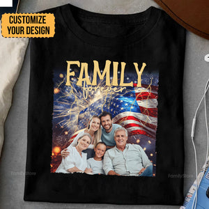 The US Flag Pround Of Our Country - Gift For Family Members, Friends - Personalized Shirt NA94