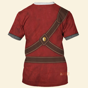 Knights Of Skyloft Red Cosplay Costume - 3D TShirt