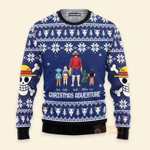 One Piece Family - Gift For Christmas - Personalized Ugly Sweater - CL11 NH96