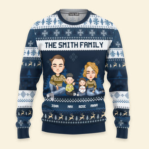 Christmas Is A Reminder Of The Joy That Family Brings - Gift For Family - Personalized Ugly Sweatshirt - CL33 NA94