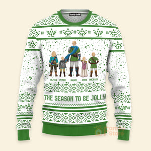 Legend Of Zelda Link Leisure It’s Dangerous To Play Alone - Gift For Christmas - Personalized Ugly Sweater - CL07 NH96