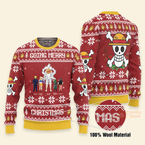 Monkey D. Luffy Xmas - Gift For Christmas - Personalized Ugly Sweater - CL11 NH96