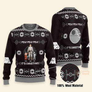 Star Wars Imperial Pew Pew - Gift for Dad, Grandpa, Husband - Personalized Ugly Sweatshirt - CL08 NH96