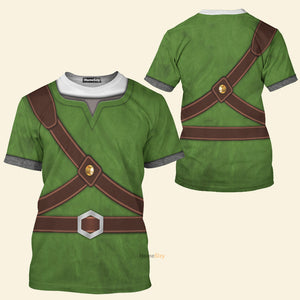 Knights Of Skyloft Green Cosplay Costume - 3D TShirt