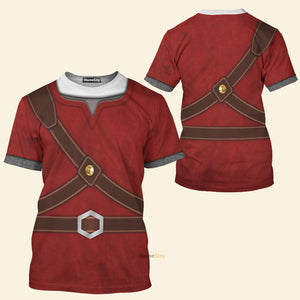 Knights Of Skyloft Red Cosplay Costume - 3D TShirt