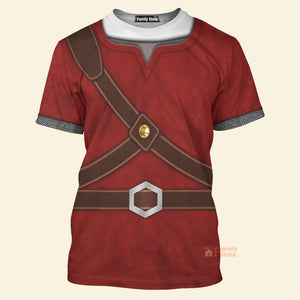 Knights Of Skyloft Red Cosplay Costume - 3D TShirt