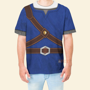 Knights Of Skyloft Blue Cosplay Costume - 3D TShirt