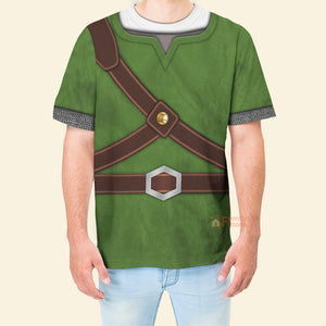 Knights Of Skyloft Green Cosplay Costume - 3D TShirt