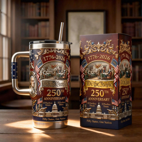 U.S. 250th Anniversary - Personalized Tumbler - Gift For Patriotic