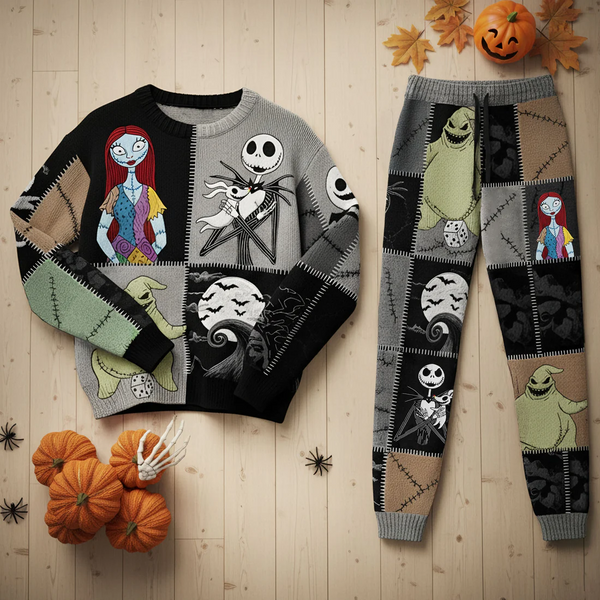 Kooky Town - Personalized Pajama Set - Gifts For Horror Lovers NL122