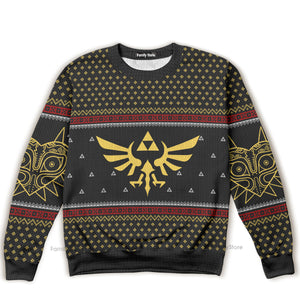 Legend Of Zelda Triforce Xmas - Wool Ugly Sweatshirt