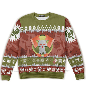 Warhammer Blood Axe Orks Iconic - Ugly Christmas Sweater