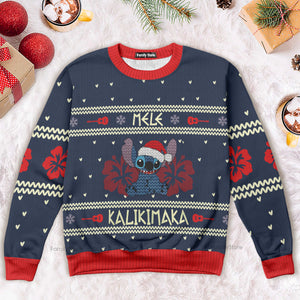 Stitch Mele Kalikimaka - Ugly Christmas Sweater