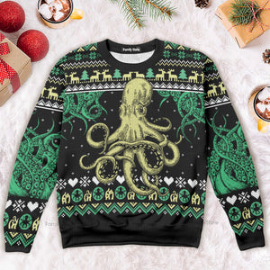 Octopus Cool Ugly Christmas Sweater - Gift For Men And Women