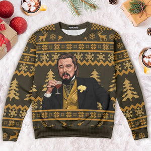 Laughing Leo Memes Woolen - Ugly Christmas Sweater