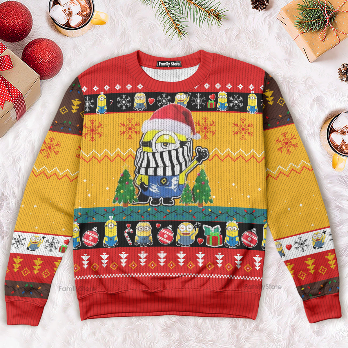 Cute Banana Minions Winter - Ugly Christmas Sweater