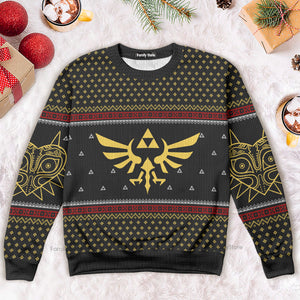 Legend Of Zelda Triforce Xmas - Wool Ugly Sweatshirt