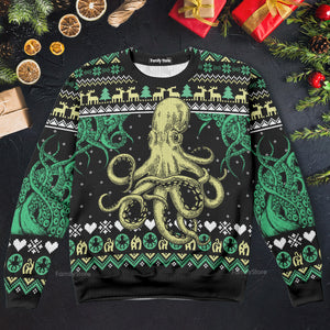 Octopus Cool Ugly Christmas Sweater - Gift For Men And Women